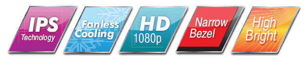 DynaScan - Full HD, IPS, Passive cooling, slim bezel, High Brightness LCD monitors