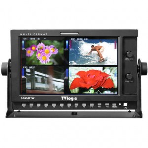 TVlogic LQM-071W – 7" Quad Split / Quad Input HD/SD SDI Field Monitor