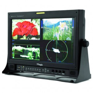 TVlogic LQM-171W – 17" Quad Split / Quad Input HD/SD SDI Field Monitor