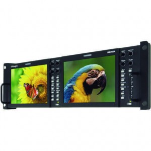 TVlogic PRM-702A – 3U Rackmount 2x 7" HD/SD SDI Video Monitors