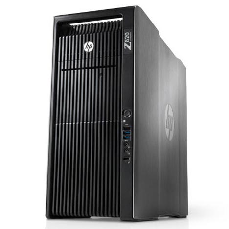HP Z820 Workstation front view
