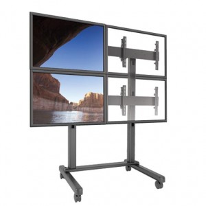 LVM2X2U Chief Fusion Large Freestanding Video Wall Mount
