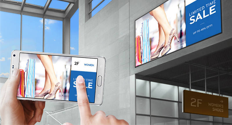  Samsung 2,500 nits High Brightness LCD Public Display Monitors with Remote Control