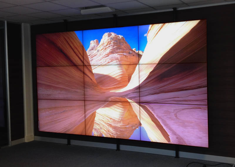 3x3 X554UNS Video Wall - Multi-screen Video Wall solutions - Supply, installation and calibration services