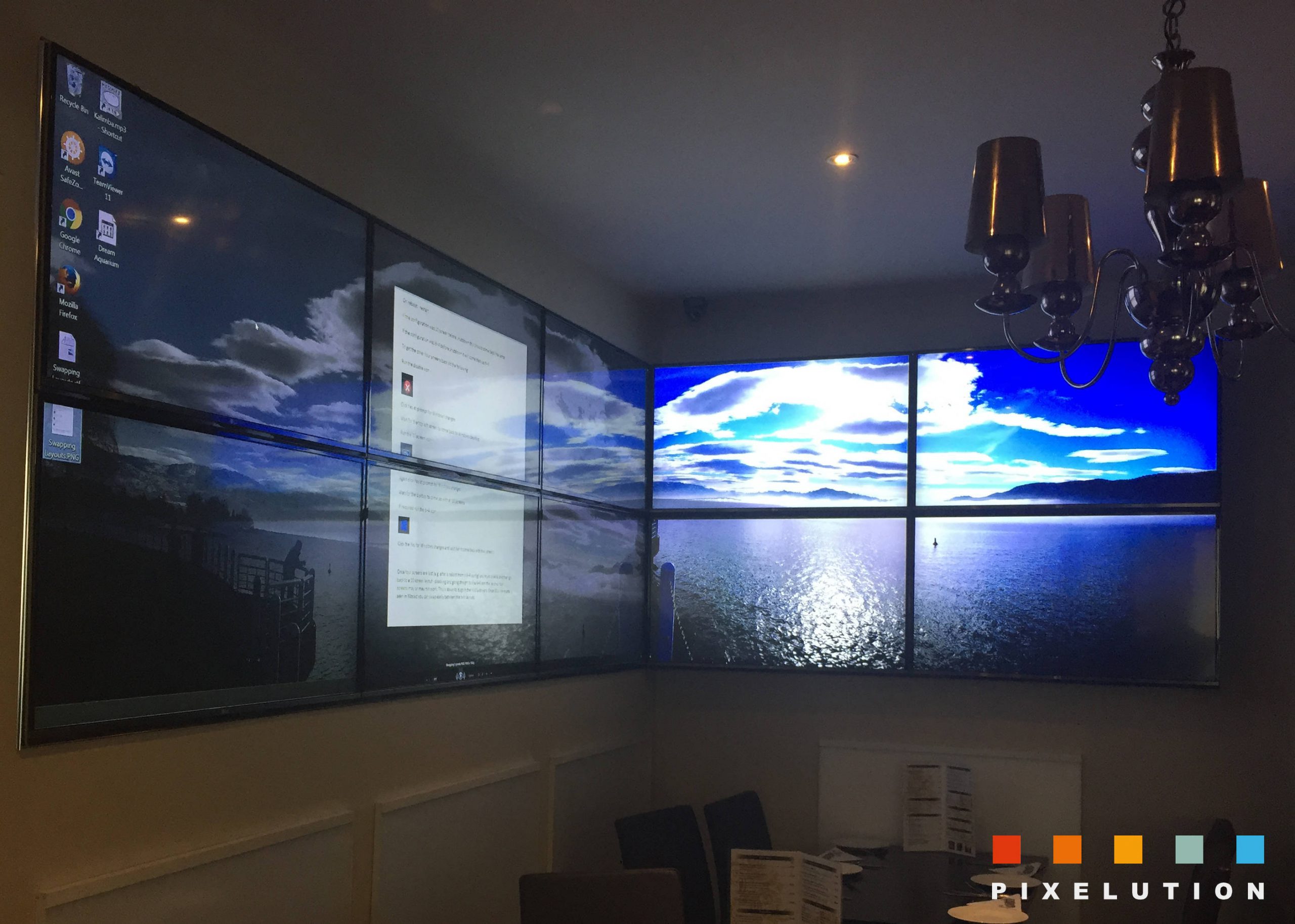 5x2 43inch Video Wall