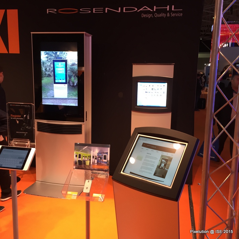 Rosendahl kiosk and totem solutions for indoor and outdoor