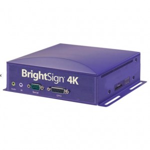Brightsign 4K1042 - Native 4k Media Player for networked interactive displays