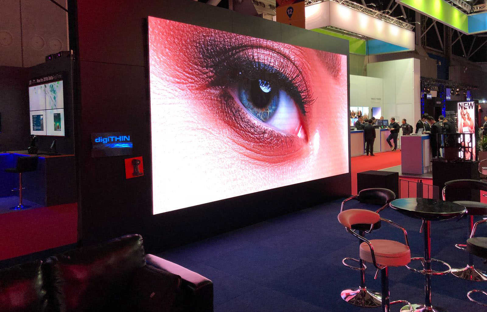 digiTHIN 16:9 Full HD resolution Indoor LED Video Walls for advertising and cinema